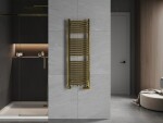 MEXEN - Ares vykurovací rebrík/radiátor 1200 x 400 mm, 349 W, zlatá W102-1200-400-00-50