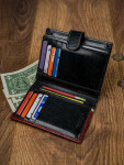 Pánske peňaženky [DH] 331L RBA D BLACK RED čierna jedna velikost