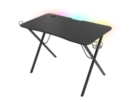Genesis Holm 200 RGB / Herný stôl / čierny / D: 113cm / Š: 60cm / V: 75cm (NDS-1606)