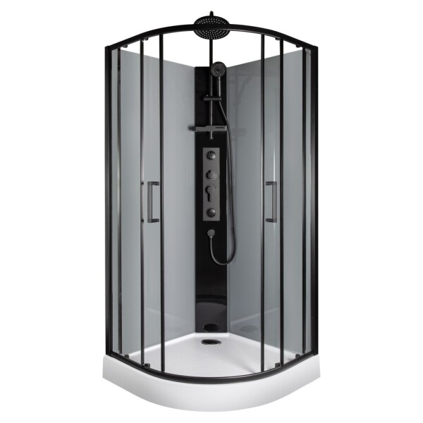 KERRA - Hydromasážny box WEGA 90 čierna 5907548123497