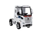 Mamido Detské elektrické auto Mercedes Actros biele