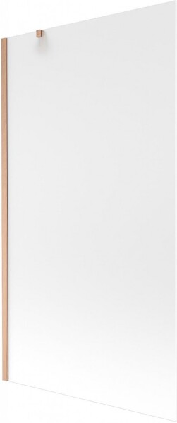 MEXEN/S - Next vaňová zástena FIX 100 x 150, dekor, meď kartáčovaná 895-100-000-00-30-65