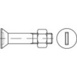 TOOLCRAFT 144295 zápustné skrutky M12 30 mm drážka DIN 7969 ocel glavanizované zinkom 100 ks; 144295