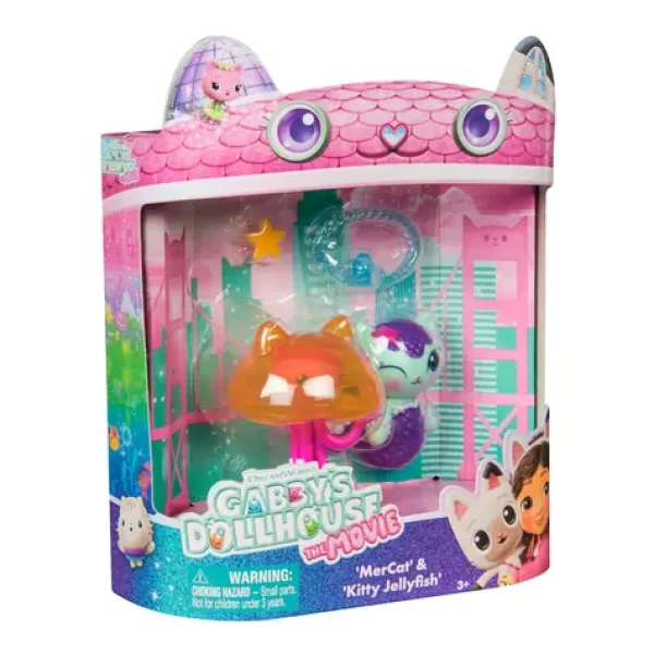 Spin Master Gabby's Dollhouse Merkitten Kitty Jellyfish