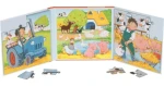 GOKI Magnetická puzzle kniha Statok 2x20 dielikov