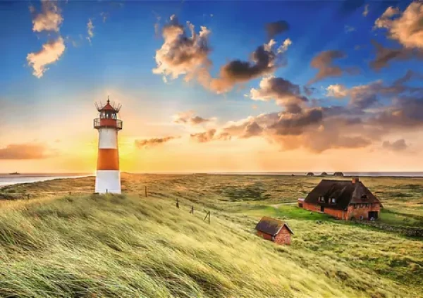 Trefl - Puzzle - Premium PLUS Photo Odyssey: Maják Ost na ostrove Sylt