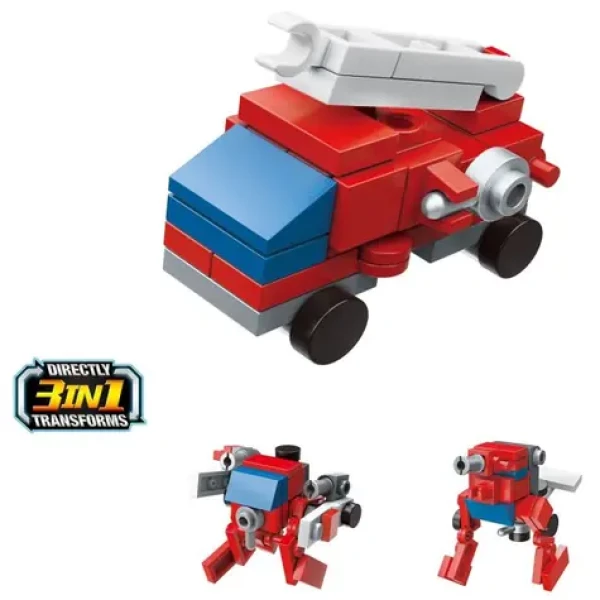 QMAN Trans Collector 3v1 2104-5 Hasičské auto s rebríkom 3v1