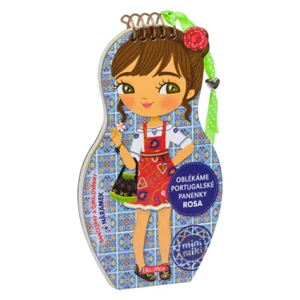Presco Group Obliekame portugalské bábiky ROSA – Omaľovánky (K-PC-5201)