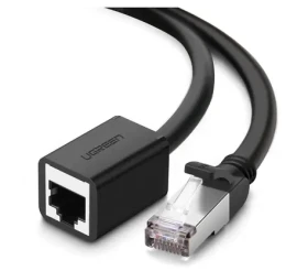 Ugreen 11281 Predlžovací kábel RJ45 (M) - RJ45 (F) CAT6 FTP 2m čierna (6957303882816)