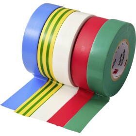 3M 160 izolačná páska červená, modrá, zelená, biela, žltá (d x š) 20 m x 18 mm 5 ks; 160