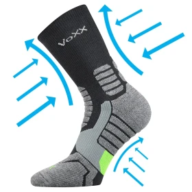 VOXX kompresné ponožky Ronin tmavo šedé 1 pár 39-42 111140