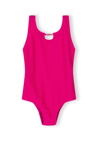 Dievčenské jednodielne plavky Minoti 30SWIM157 ružové - 116/122 | 6/7let
