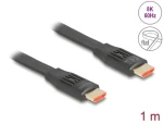 DeLock Ultra vysokorýchlostný plochý HDMI kábel 1 m / Kábel HDMI / Ploché prevedenie / 48 Gbps / 8K 60Hz (81001)