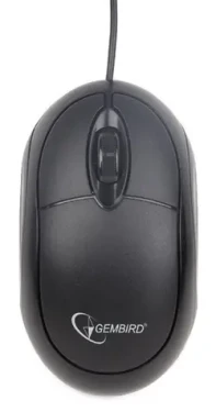 Gembird MUS-U-01 čierna / Optická myš / 6 tlačidiel / 1200-3200 DPI / USB / kábel 1,35 m (3604800)