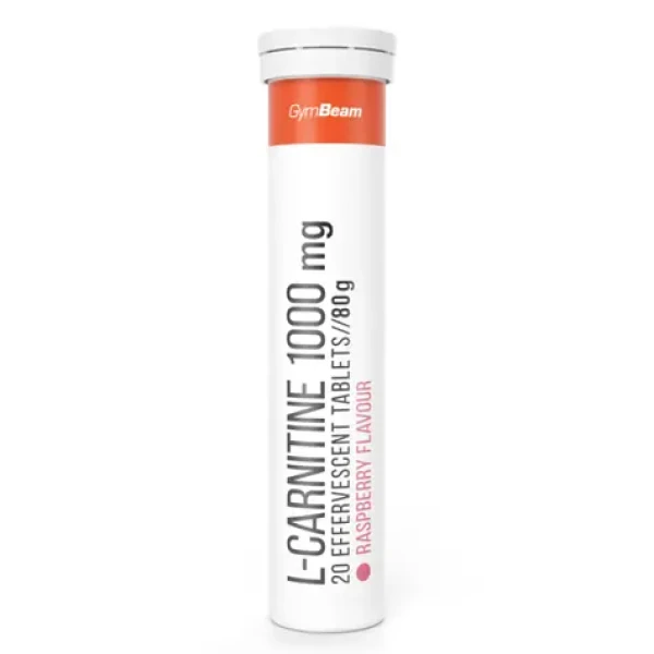 L-karnitín 1000 mg šumivý - GymBeam (malina, 20 tab.) (31295-4-20tab-malina)