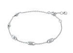 Michael Kors Strieborný dámsky náramok Astor Link MKC173600040