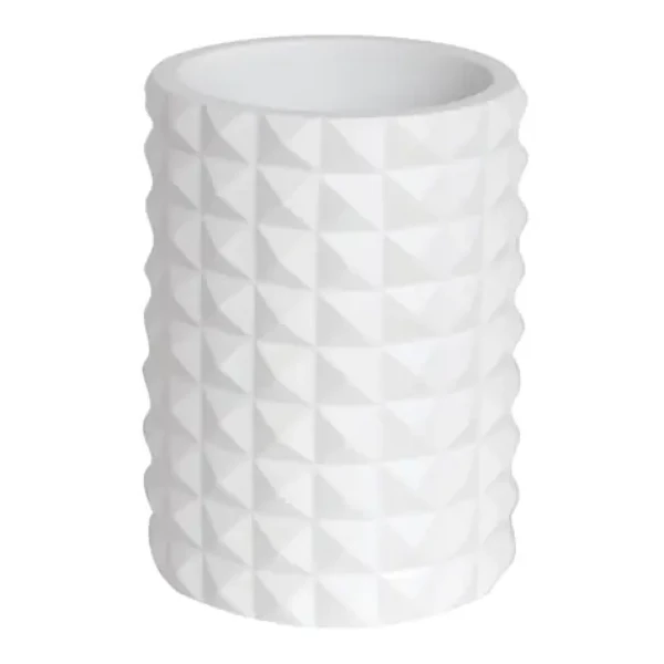 MSV MOSAIK kelímok na zubné kefky biely / polyresin (3700703955511)