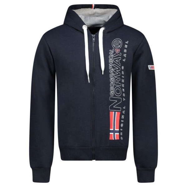 Pánska mikina s potlačou Fogora DB 100 WZ3065H/GN Dark Blue - Geographical Norway 2XL tmavě modrá - vzor