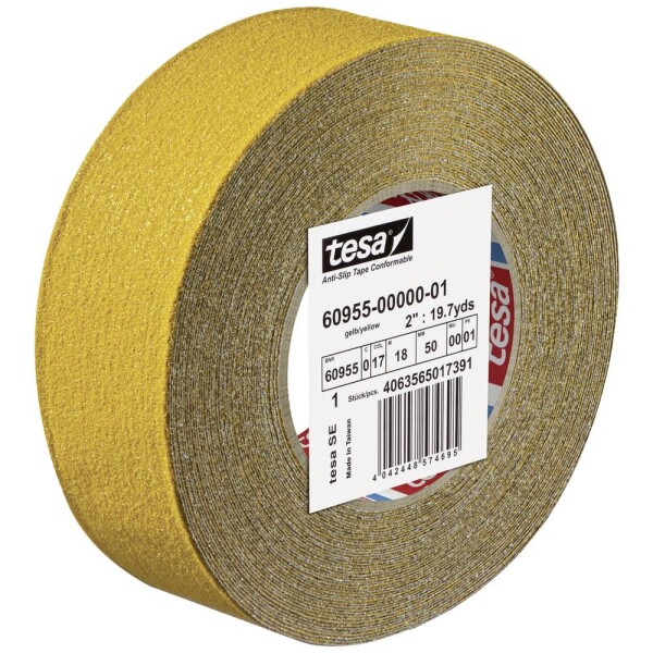 Tesa ANTI-RUTSCH 60955-00000-01 Anti-slip tape tesa® žltá (d x š) 18 m x 50 mm 1 ks; 60955-00000-01