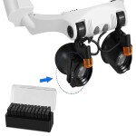 Verk Náhlavná lupa s LED svetlom VR 09141