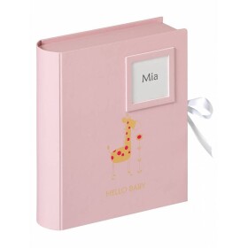 Walther Baby Animal Baby Photo Memory Box ružová žirafa (FB-148-R)