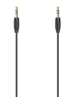 Hama 205118 audio slim kábel jack - jack 1.5 m čierna (205118-H)