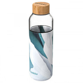 Quokka Flow 660ml Iceberg / Fľaša na vodu / brosilikátové sklo (8412497400034)