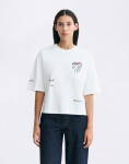 Thinking MU Lena Tomatera T-Shirt WHITE M