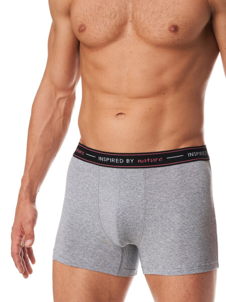 Pánske boxerky Key MXH 132 A23 M-2XL šedá M