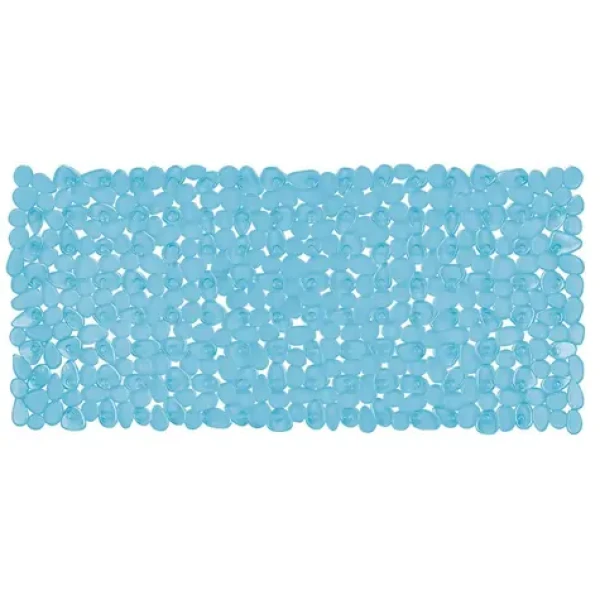 Spirella RIVERSTONE protišmyková podložka do vane modrá / PVC / 75 x 36 cm (7610583070746)