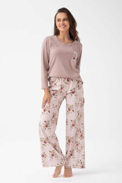 Dámske pyžamo 348 BIG J/25 ružové - Luna 3XL