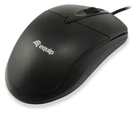 Equip Drôtová myš čierna / Drôtová myš / USB-A / 1000 DPI / 1,35 m kábel / 3 tlačidlá (245102)