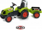 Falk Šliapací traktor 1040B Claas Arion 430 s vlečkou