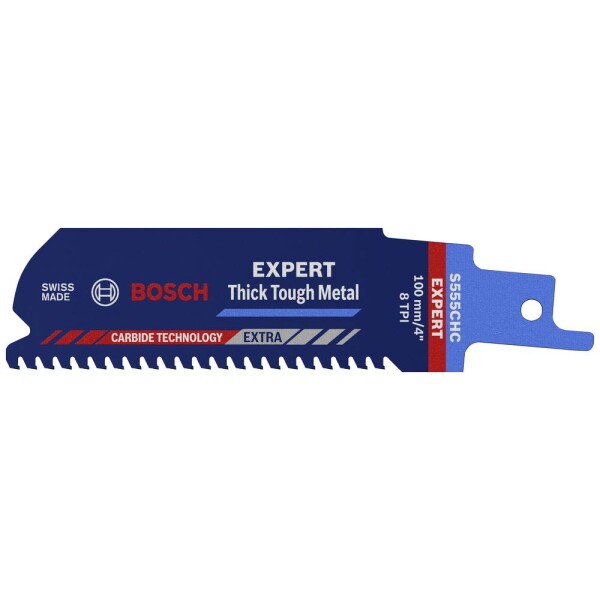 Bosch Accessories 2608900364 EXPERT Thick Tough Metal S 555 CHC kotúč s vratným pohybom píly, 1 kus Dĺžka rezacieho listu 100 mm 1 ks; 2608900364