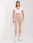 Dámske legíny LK 523.02 beige - Rue Paris S