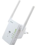 STRONG unverzálny opakovač 300 biela / Wi-Fi štandard 802.11n / 300 Mbits / 2.4GHz / 2x LAN (REPEATER300)