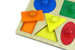 Moyo Montessori Moyo Montessori 5 geometrických tvarov na doske