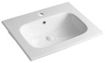 SAPHO - CIRASA kúpeľňová skrinka 60 cm CIRASA s umývadlom a LED zrkadlom, 2 zásuvky, dub Alabama KSET-093