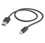 HAMA čierna / Nabíjací kábel / USB-A - Micro-USB / 1 m