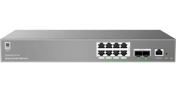 Grandstream GWN7801P Pro / Switch / Managed L2++ / 8x RJ45 1Gb / PoE + 120W / 2x SFP 2,5G (GWN7801P Pro)