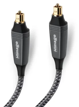 HImage Toslink - Toslink sivá / Optický audio kábel / 1,5 m