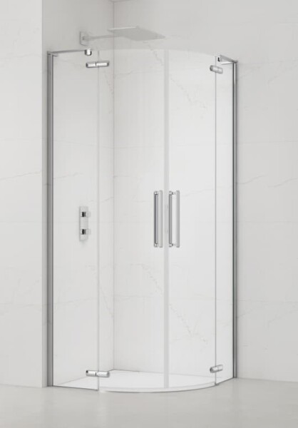 Sprchovací kút štvrťkruh 90x90 cm SAT TGD NEW SATTGS90CRT SATTGS90CRT