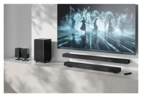 Sharp HT-SBW53121 čierna / 3.1.2 soundbar / 394W / Dolby Atmos / DTS: X / Bluetooth 5.3 / 2x HDMI (HT-SBW53121(BK))