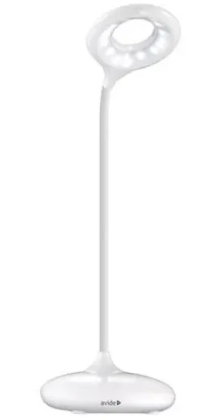 Avide Minimal biela / Stolná LED lampa / 4W / 250 lm / 4000K / stmievateľná (ABLDL-MIN-4W)