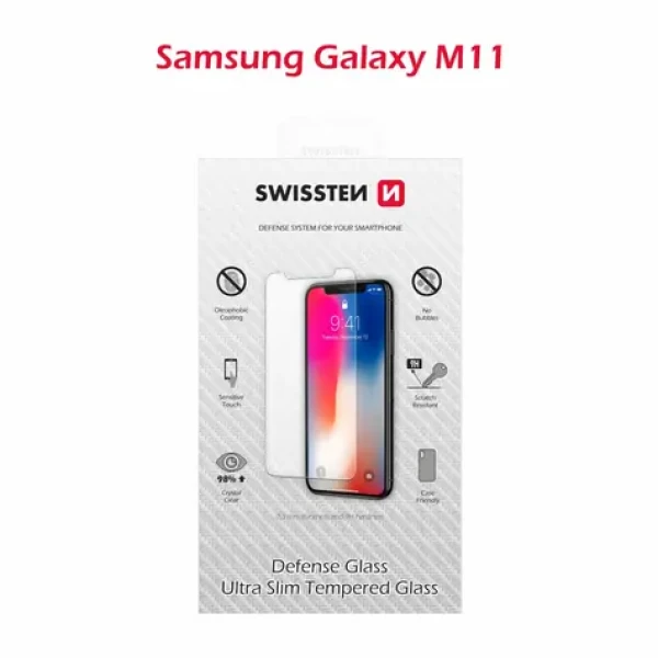SWISSTEN Ochranné temperované sklo 2.5D pre SAMSUNG GALAXY M11 (74517880)