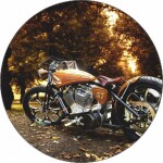 Jedlý papier Harley-Davidson hnedý 19,5 cm - Pictu Hap - Pictu Hap