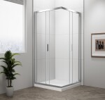 POLYSAN - EASY štvorcová sprchová zástena 900x900, číre sklo EL5115