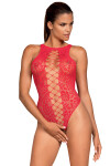 Hot body B120 teddy red - Obsessive S/M/L červená