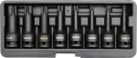 YATO YT-1065 / Sada rázových nástavcov 8 ks / T30-T80 torx / CrMo (YT-1065)