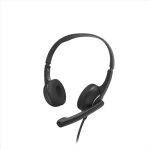 HAMA PC Office Headset HS-P150 V2 / kancelárske slúchadlá / 3.5 mm jack / Y-adaptér (139932)